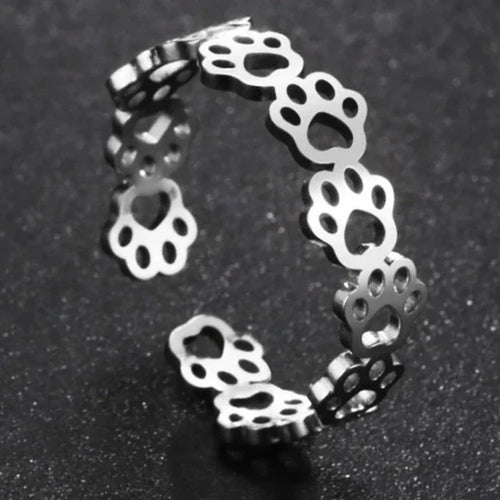 Silver Claw Band Ring