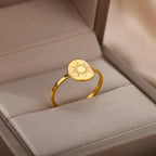 Sun Ring for Women gold