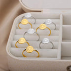 Sun Ring for Women silver