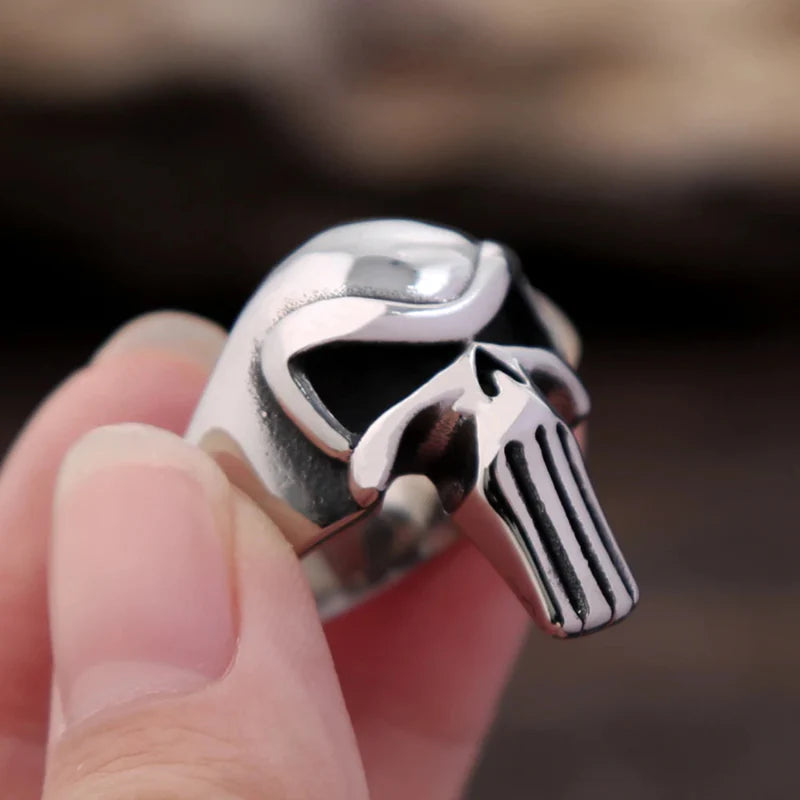 Men's Skull Head Ring