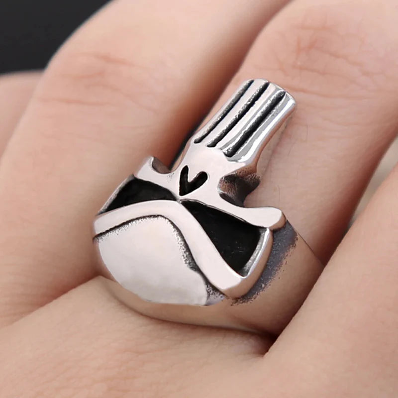 Men's Skull Head Ring
