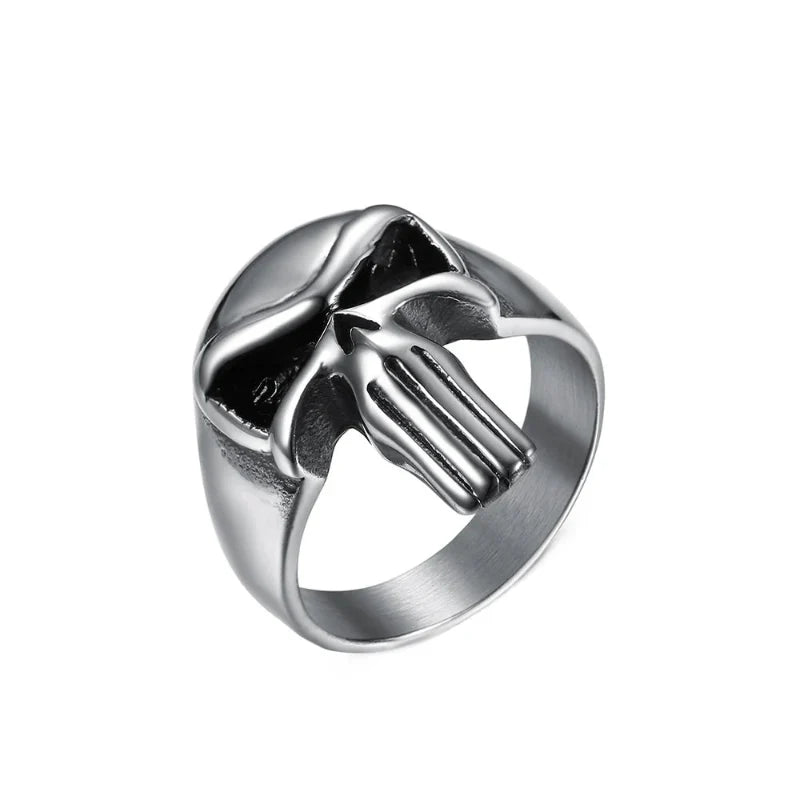 Men's Skull Head Ring