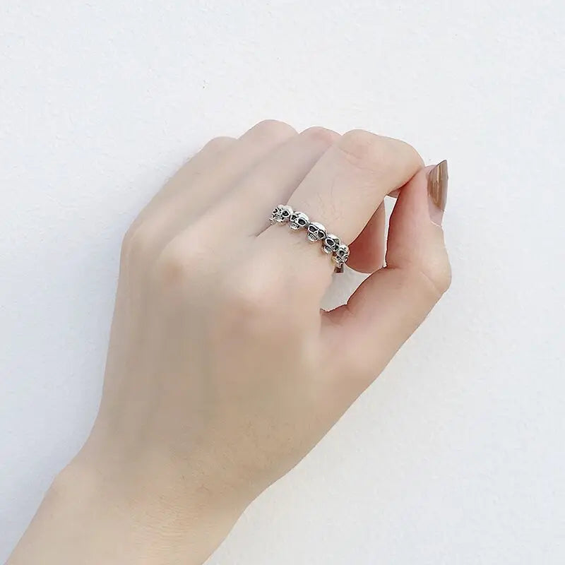 Skull Head Ring