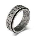 Viking Men's Anti-Stress Spinning Band Ring grey
