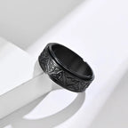 Viking Anti-Stress Ring for Men and Women black