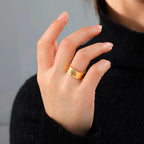 Tree of Life Eternity Ring Gold