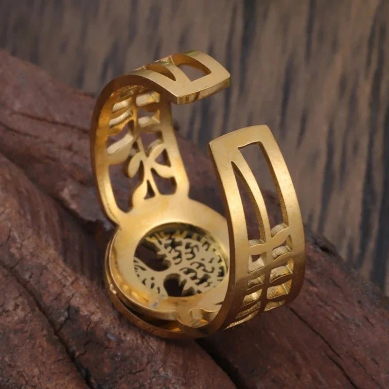 Women's Tree of Life Ring Gold