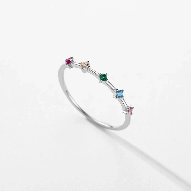 Women's rainbow ring