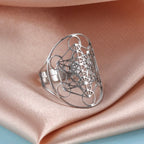 Archangel Metatron Ring Silver