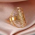 Archangel Metatron Ring Gold