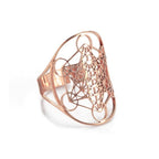 Archangel Metatron Ring Rose Gold