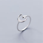 Moon and Stars Ring for Women 