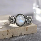 Floral Ring Moonstone