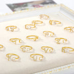 Customized ring with initial