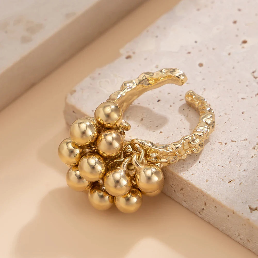 Ring with Silver or Gold Pearls, gold
