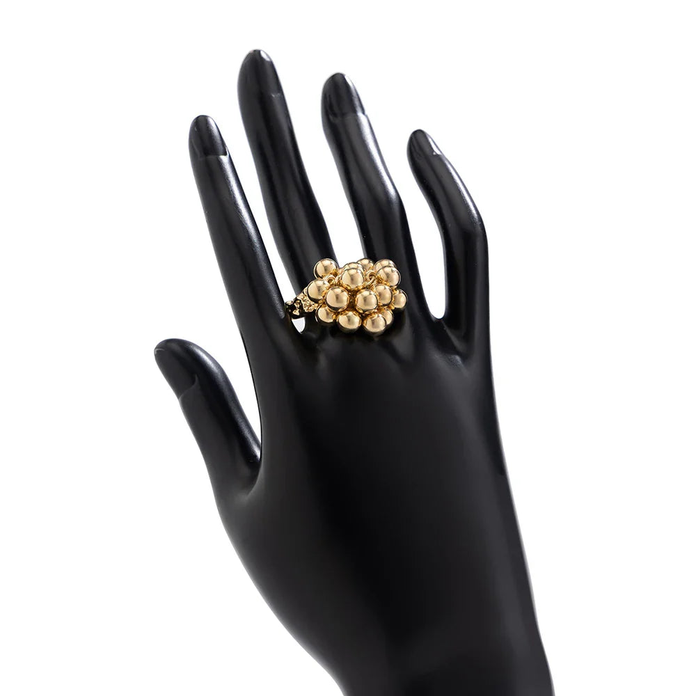 Ring with Silver or Gold Pearls, gold