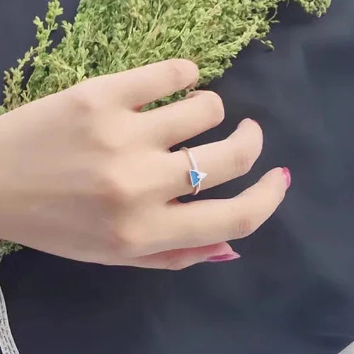 Ring with Iceberg Triangle