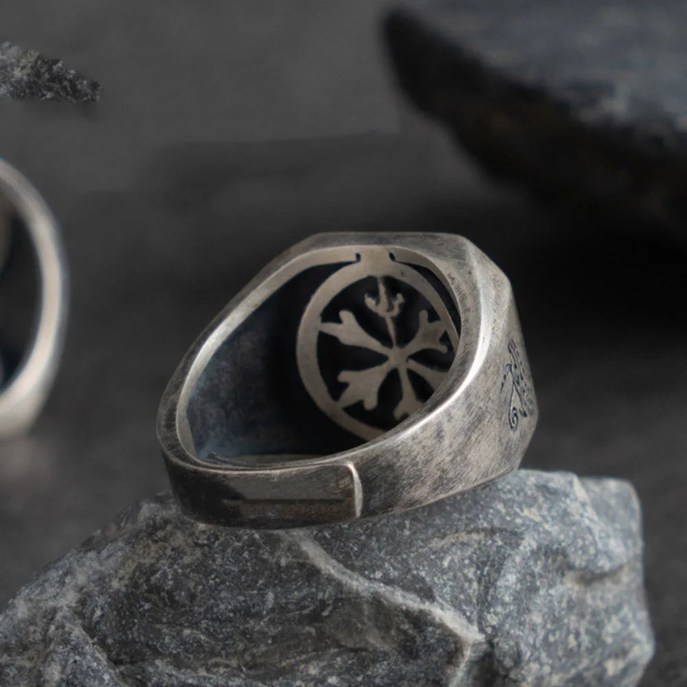 Egyptian-Style Square Ring