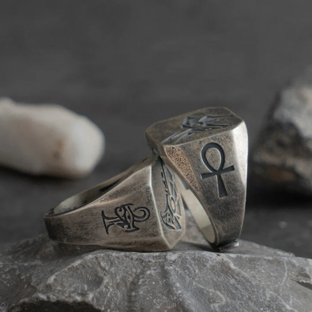 Egyptian-Style Square Ring