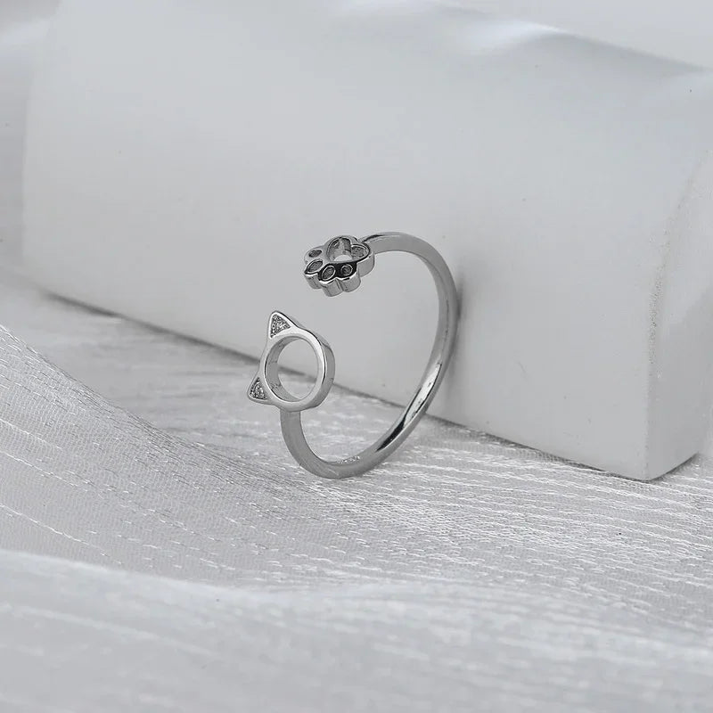 Cat Ring with Paws