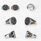 Masonic Signet Ring Men's Ring
