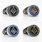 Masonic Signet Ring Men's Ring