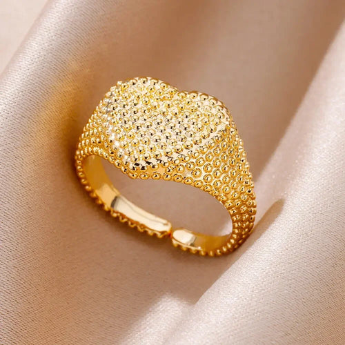 Women's Heart Ring Gold