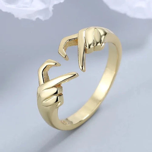Romantic Heart Ring Gold 