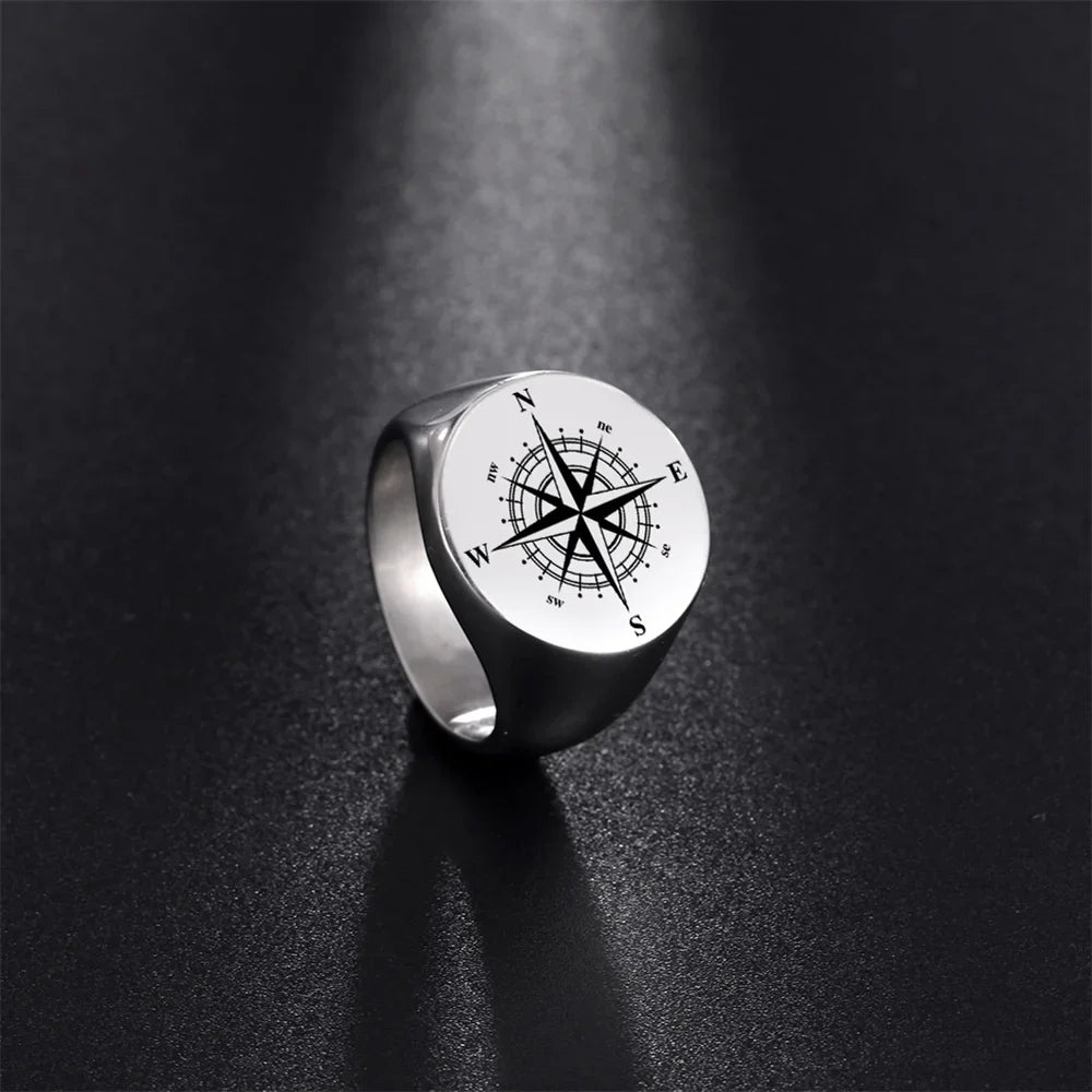 Compass Ring Wind Rose Ring style 1
