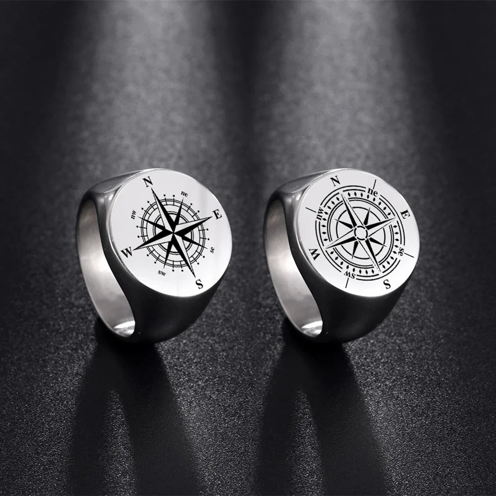 Compass Ring Wind Rose Ring style 1