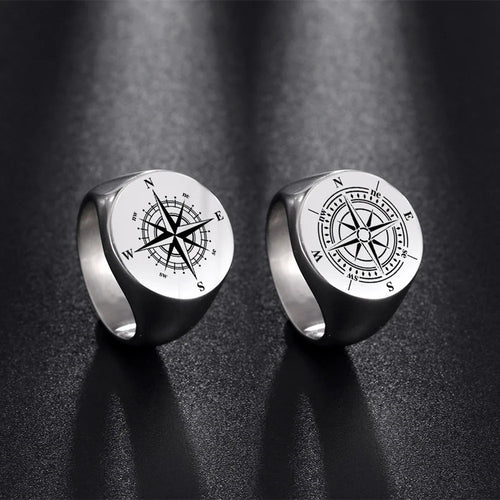 Compass Ring Wind Rose Ring style 1
