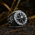 Compass Signet Ring Wind Rose Compass