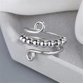 Anti-Anxiety Ring for Women silver