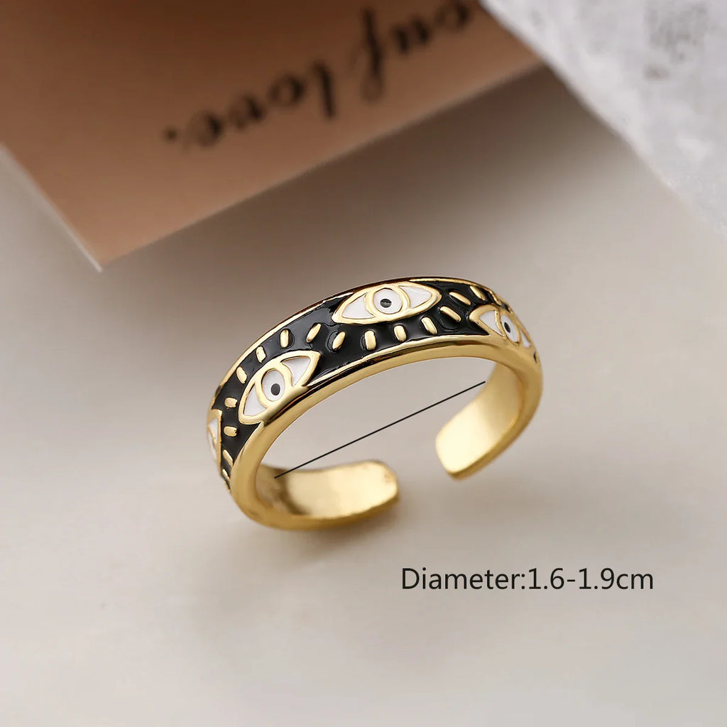 Turkish Blue Evil Eye Ring 