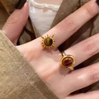 Tiger's Eye Protection Ring