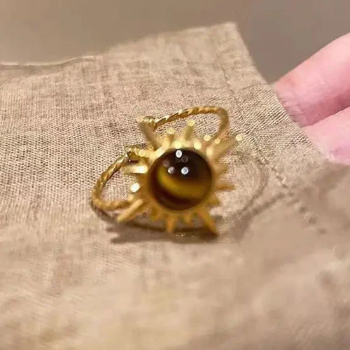 Tiger's Eye Protection Ring
