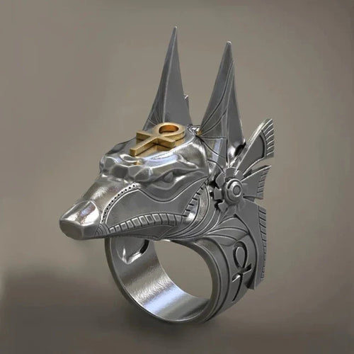 Ancient Egypt Anubis Ring