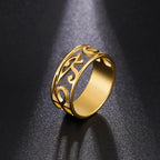 Egyptian Women’s Ring Eye of Horus Gold Ring