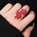 Coral Branch Ring