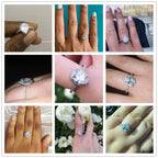 Teardrop Zircon Ring