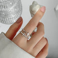 Women’s Cross Christian Ring in Silver