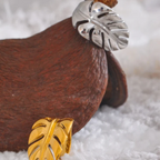 Palm Leaf Ring silver