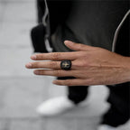 Fleur-de-Lis Signet Ring Silver