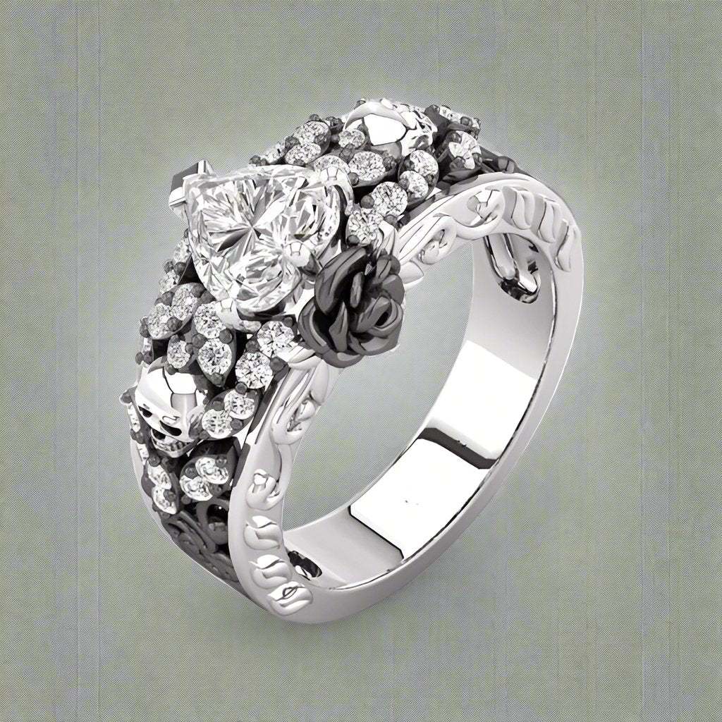 Black Gothic Women's Ring