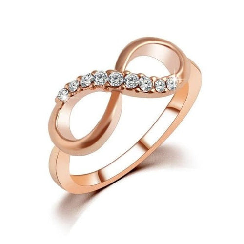 Women's Infinity Ring Rose Gold