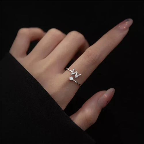 Women's initial ring