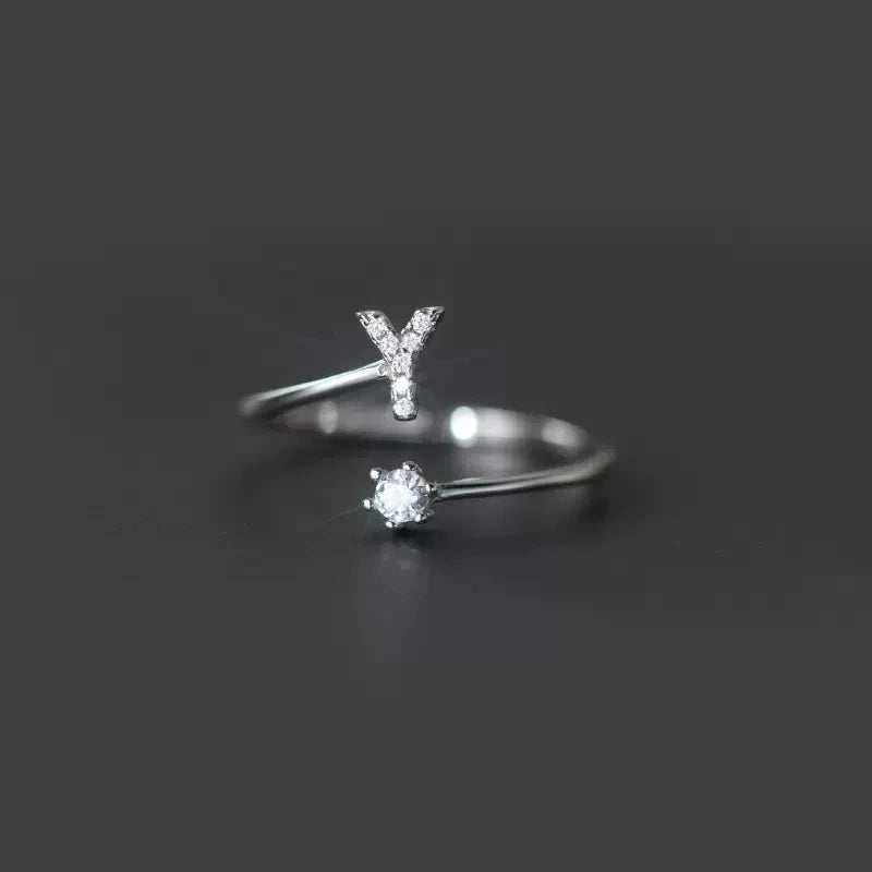 Women's initial ring y