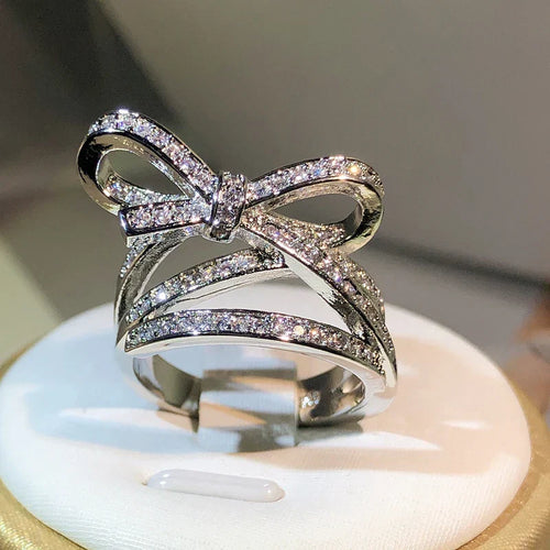Wide bow ring
