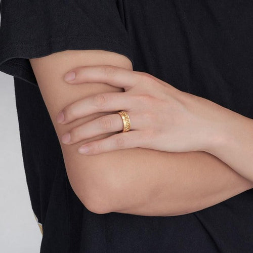 Nordic Viking Ring gold
