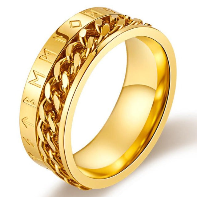 Nordic Viking Ring gold